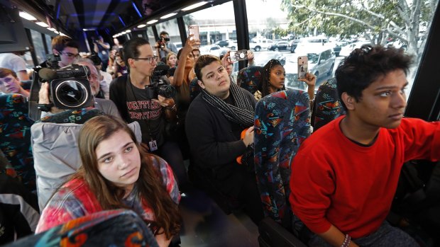 Students who survived the shooting listen to survivors from the Pulse nightclub shooting.