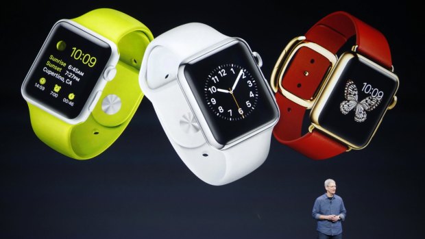 Apple chief executive Tim Cook unveiled the Apple Watch on September 9.