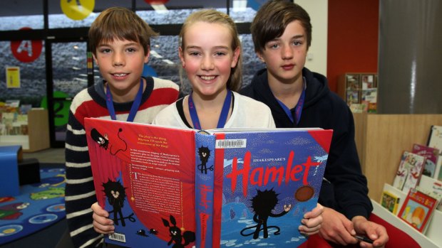 Gifted and talented primary school kids from the Illawarra studying Shakespeare.