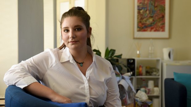 Bianca Barnard, 17, is battling to find work in a tough job market.