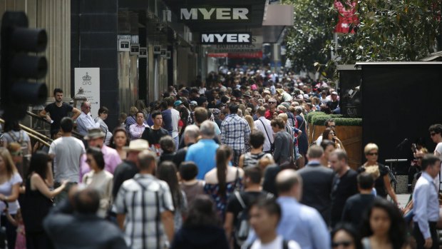Melbourne grew by almost 100,000 people in the last year alone.