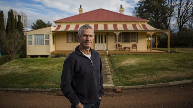 John MacKinnon has lived in Deasland, one of Canberra's oldest houses, for more than 40 years.