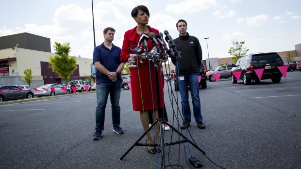 Baltimore mayor Stephanie Rawlings-Blake announces the lifting of the curfew. 