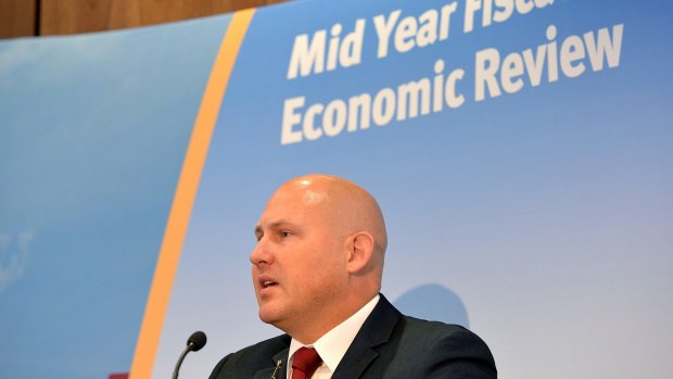 Treasurer Curtis Pitt has delivered the government's Mid-Year Fiscal and Economic Review.
