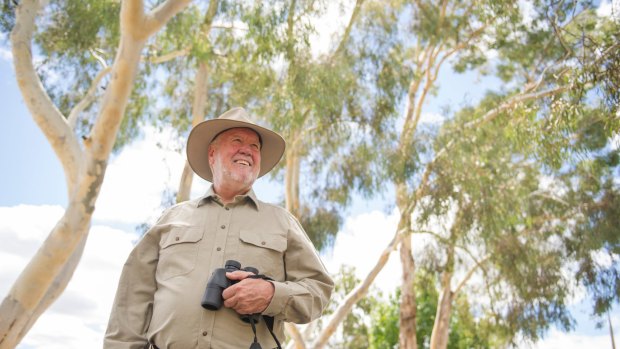 Canberra Ornithologists Group president Neil Hermes.