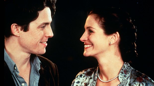 A smile is the best accessory on a first date, just ask Hugh Grant and Julia Roberts, pictured in Notting Hill.