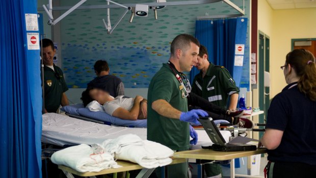 Canberra's stretched emergency departments treated almost 130,000 patients during 2014-15.