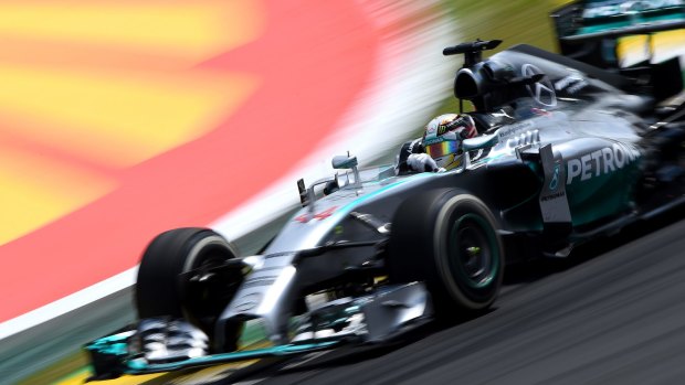 Lewis Hamilton couldn't deny teammate Nico Rosberg victory in Brazil.