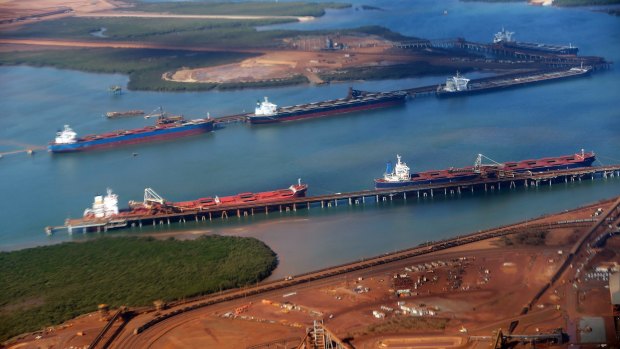 The fire started in the engine room of the South Korean-owned Marigold while berthed in Port Hedland when fuel spilt from a pipe onto a hot generator surface. (File photo)
