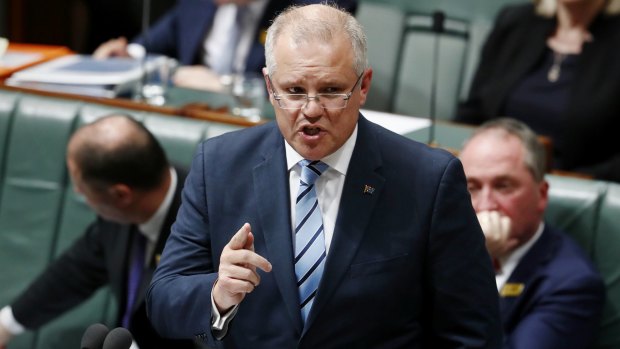 Scott Morrison has urged companies to support his government's tax cuts.