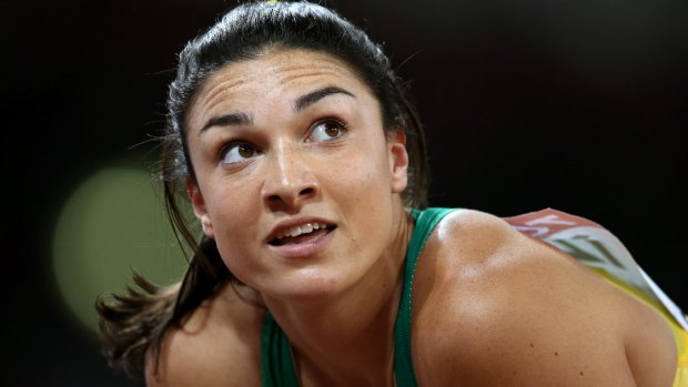 Michelle Jenneke competing at the Rio Games. 