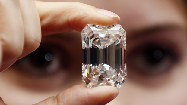 Flawless: the diamond is expected to generate a lot of interest world wide. 