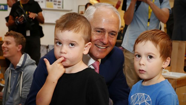 Prime Minister Malcolm Turnbull  visited the Crace Early Learning Centre in Canberra on Wednesday to announce the changes.