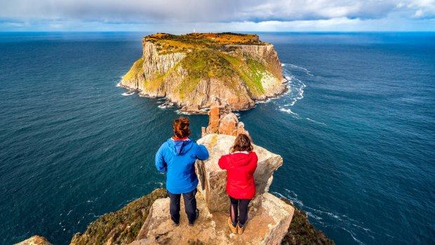 Previously this was as close as you could get to Tasman Island.