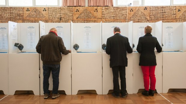 Some 34 per cent of ACT voters cast their votes before polling day last year.