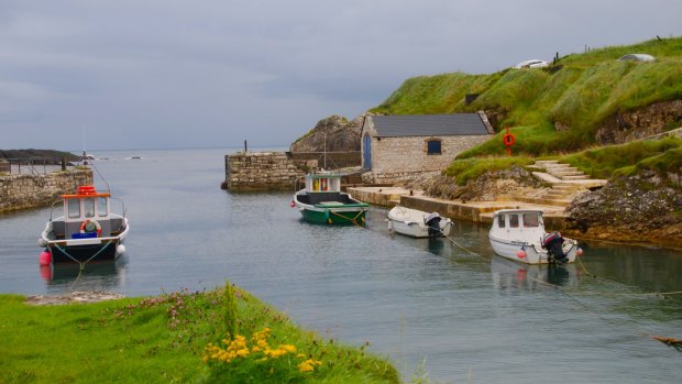 Themed tourism: Ballintoy Harbour in Northern Ireland is a familiar location for <i>Game of Thrones</i> fans.