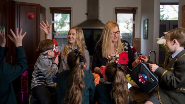 Tracey Cocks with her children. She's fighting for equality for foster kids and adopted kids whose parents are gay. 