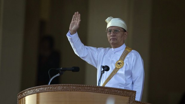 Myanmar President Thein Sein in January.