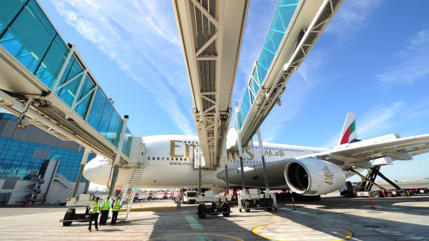 Dubai's airport is one of the world's busiest.