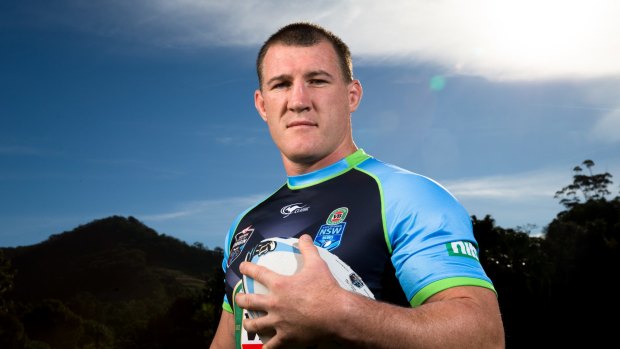 Humbled: Paul Gallen will equal the most caps for a Blues captain in State of Origin II.