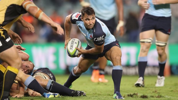 Ruled out: Nick Phipps will miss the Waratahs clash with the Lions.