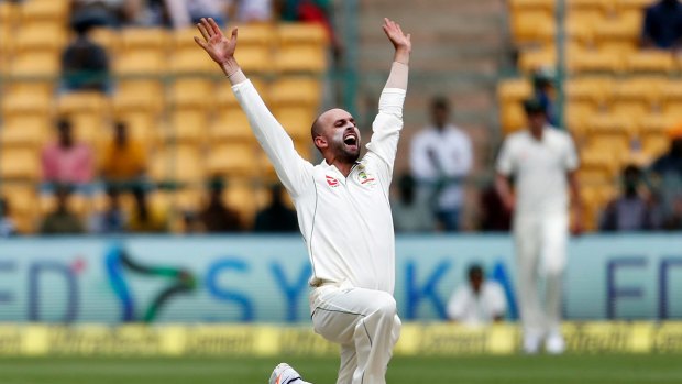 Pressure on them: Nathan Lyon has started the psychological battle early before the third Test.