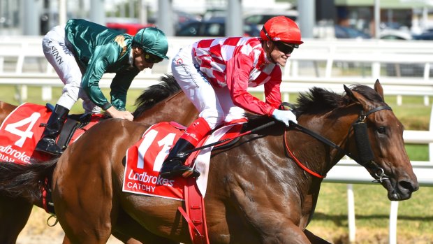 Quality: Catchy's victory in the Blue Diamond Stakes makes her a realistic contender to win the Golden Slipper.