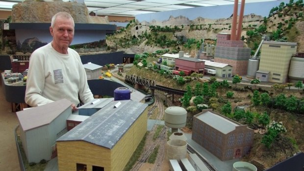 Retired air force transport pilot Bill Baggett has a model railway worth tens of thousands of dollars in a purpose-built shed on his farm in Dorrigo, northern NSW.
