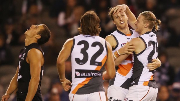 One year ago: May 16, 2015 was a low point for the spoon-bound Blues as the Giants thrashed them by 78 points.