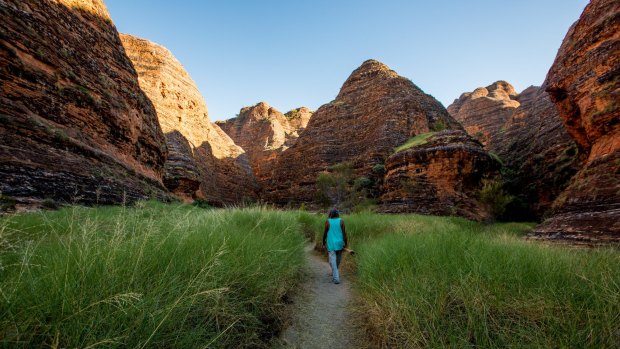 Indigenous singer/songwriter Bart Willoughby treks into the Cathedral Gorge.