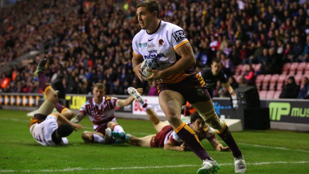 Haul of Oates: Corey Oates scored two tries in the win over Wigan.