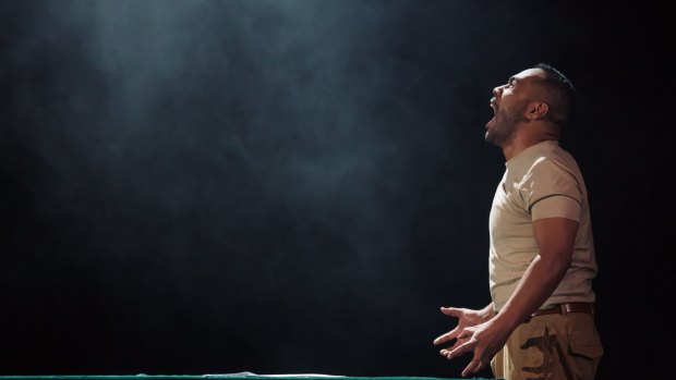 Emotional rollercoaster: Ray Chong Nee in the title role in Bell Shakespeare's <i>Othello</i>.