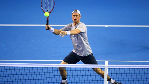 Lleyton Hewitt: Determined to enter his final Australian Open in peak fitness. 