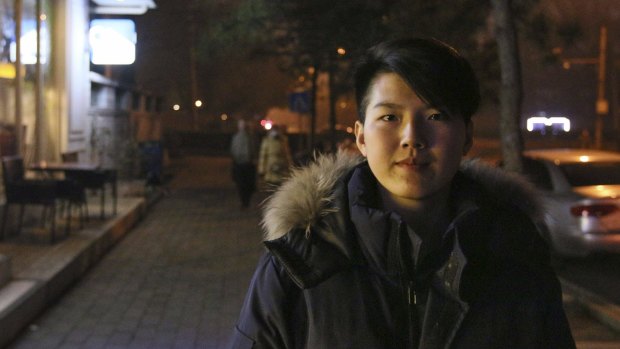 Prominent Chinese feminist activist Li Tingting in Beijing. 