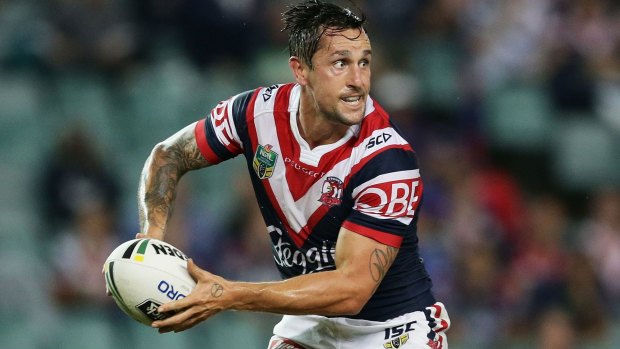Cross-code pollination: Mitchell Pearce and rugby counterpart Nick Phipps shared ideas.