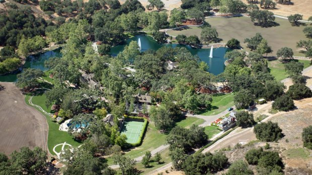 Michael Jackson's Neverland ranch sits on 2,698 acres. 