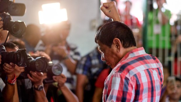 Rodrigo Duterte, who recently joked about a murdered Australian missionary, looks set to become Philippines president. 