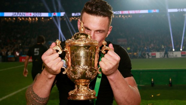 Shots fired: Sonny Bill Williams has questioned Michael Cheika's award as 2015 coach of the year.