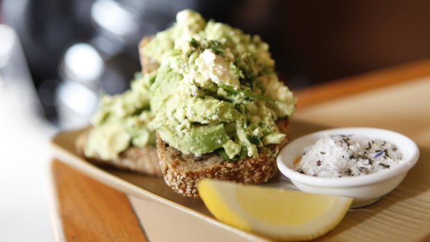 An Aussie invention? Smashed avocado on toast.