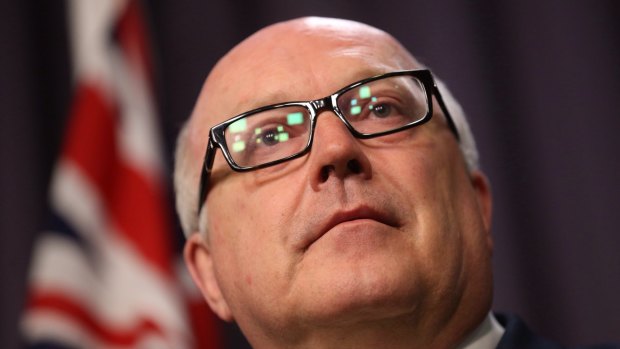 Attorney-General George Brandis has been criticised for funding cuts to community legal centres in last week's budget