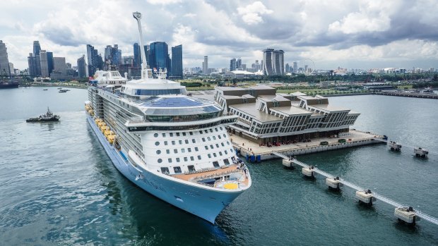 Quantum of the Seas in Singapore.