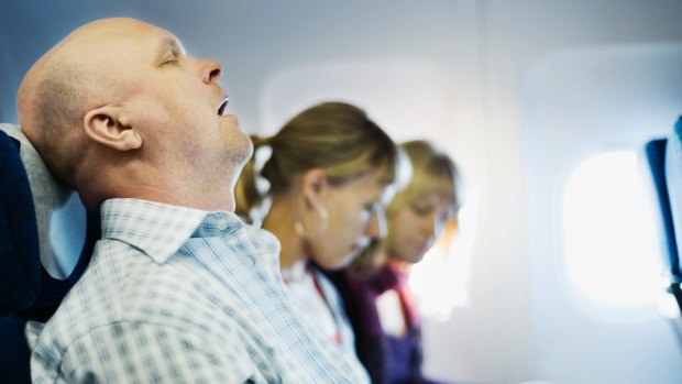 Snorers can keep plane passengers awake.