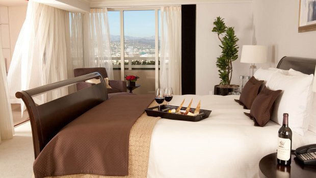 A room at the Intercontinental Century City, Los Angeles. 