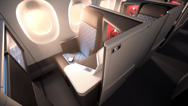 Delta Airways new A350 business suite.