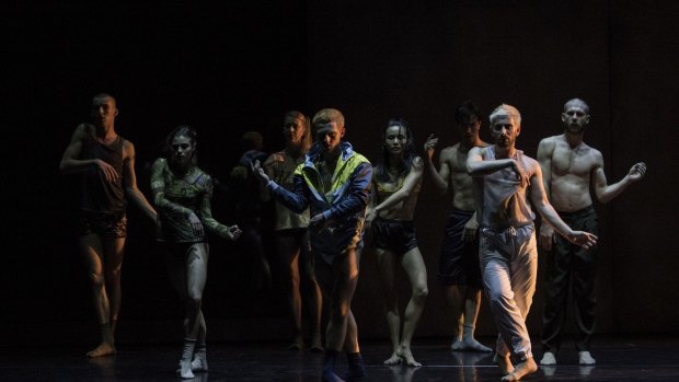 <i>Ocho</I> has an industrial feel and pushes its audience into a new dance experience.