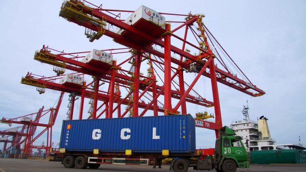 China's falling demand was one major reason why global trade shrank in the first two quarters of 2015.