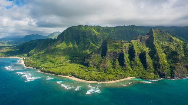 The Napali coast, Kauai.