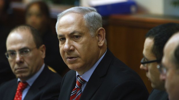 Israel's Prime Minister Benjamin Netanyahu, right, and Deputy Prime Minister Silvan Shalom, at a cabinet meeting in Jerusalem in 2010.