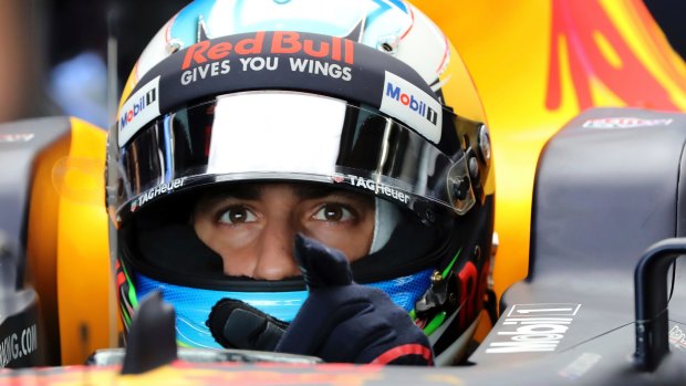 Red Bull driver Daniel Ricciardo.