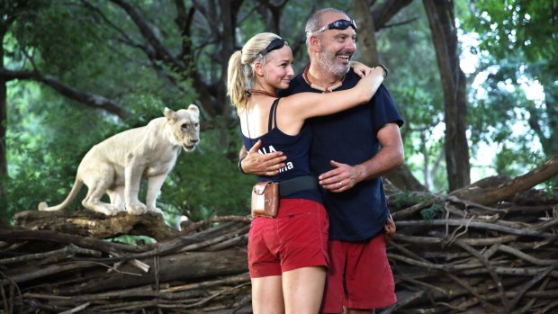 Andrew Daddo and Anna Heinrich from the last season of <i>I'm a Celebrity ... Get Me Out of Here</i>.